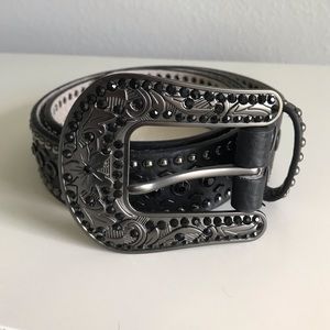 Black Studded Belt
